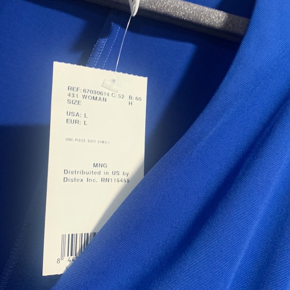 COPY - NWT blue jumpsuit from MANGO , size L - Picture 5 of 5